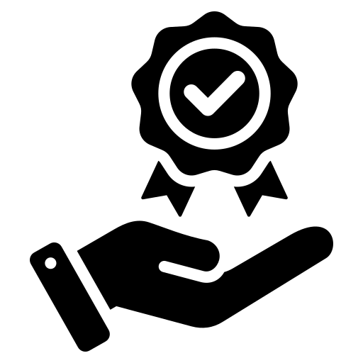 Award in hand icon